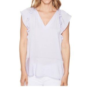 NWOT Michael by MK Lilac Purple Ruffle Shoulder